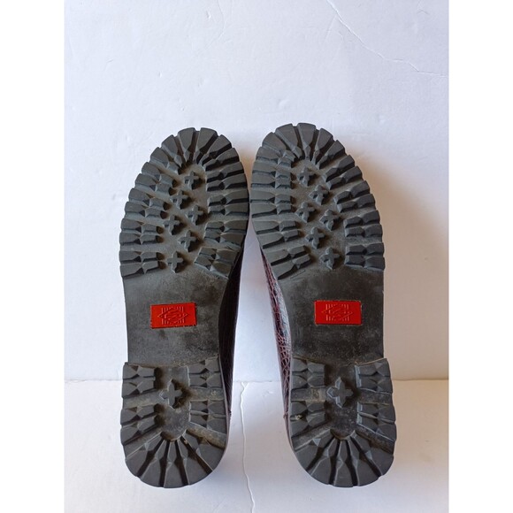 Martin Dingman Loafers Men’s 9.5 Brown Crocodile Embossed - Picture 9 of 9